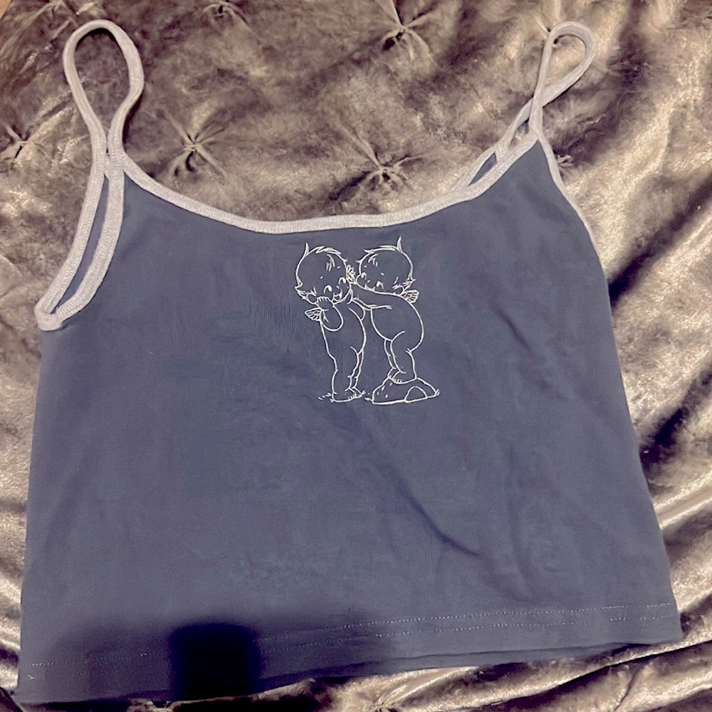 brandy melville angel tank top